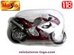 La moto Yamaha YZF Thunderace 1000 R en miniature de Maisto au 1/18e