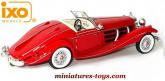 La Mercedes Benz 540K modèle 1936 en miniature Ixo Models et Altaya au 1/43e