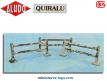 Les trois barrières de Ferme en miniature métal Aludo ou Quiralu au 1/32e