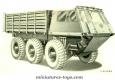Le Berliet Aurochs Alvis amphibie a six roues en miniature de Solido au 1/50e