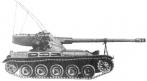 La maquette du char français AMX 13 105 de chez Heller au 1/72e