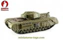 Le char anglais Churchill Mk IV en miniature par Andrea au 1/87e H0