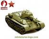 Le char russe T34/76 en miniature par Andrea au 1/87e H0