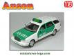 La Mercedes Benz classe E Polizei en voiture miniature par Anson au 1/18e