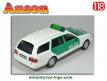 La Mercedes Benz classe E Polizei en voiture miniature par Anson au 1/18e