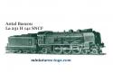 La locomotive a vapeur 231 H 141 SNCF en miniature par Antal au H0 OO