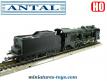 La locomotive a vapeur 231 H 141 SNCF en miniature par Antal au H0 OO