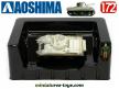 Le char US Sherman M4 A3 blanc en miniature par Aoshima au 1/72e