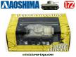 Le char US Sherman M4 A3 blanc en miniature par Aoshima au 1/72e