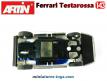 La Ferrari Testarossa blanche en miniature pour circuit Artin au 1/43e