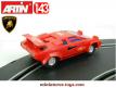 La Lamborghini Countach 5000 rouge en miniature pour circuit Artin au 1/43e