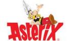 Un ensemble de 8 dominos sur le thème d'Asterix le gaulois