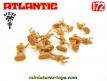 Les soldats allemands de l'Afrika-Korps en figurines Atlantic au 1/72e