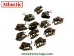 Le troupeau de bisons en miniatures par Atlantic au 1/76e