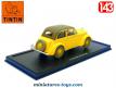 Le cabriolet Opel Olympia de Tintin et Le sceptre d'Ottokar miniature au 1/43e