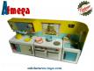 La cuisine dinette jouet ancien en métal des années 1960 Atmega