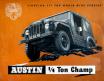 L'Austin Champ militaire en miniature Dinky Toys England au 1/50e