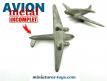 Le Douglas DC3 en avion miniature au 1/300e incomplet
