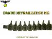 Une bande chargeur souple de mitrailleuse allemande MG42