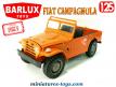Le Hard-Top de la Fiat Campagnola miniature Barlux BMG au 1/25e