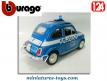 La Fiat 500 1965 Polizia en miniature de Burago au 1/21e