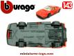 La Ferrari Testarossa rouge de 1984 en miniature par Bburago au 1/43e