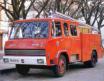 Le Berliet 770 KE Camiva Fourgon pompe pompiers miniature de Solido au 1/50e