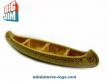 Le canoë indien et le crocodile pour Big Jim de Mattel au 1/6ème