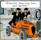Le bolide rouge de Tintin les cigares du pharaon en miniature Atlas au 1/43e