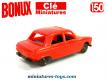 La Peugeot 204 berline rouge en miniature par Clé pour Bonux au 1/50e