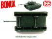 Le char Patton M46 miniature en plastique de Dermatt pour Bonux au 1/65e