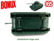 Le char Sherman HVVS miniature en plastique de Dermatt pour Bonux au 1/65e