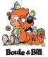 Le jeune Bill en figurine plastique issu des aventures en BD de Boule et Bill