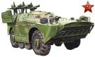 Le BRDM 1 amphibie Sagger russe en miniature par Ixo Models au 1/72e