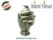 Le Briquet grenade quadrillée en main vintage