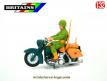 La moto militaire américaine en miniature par Britains au 1/32e