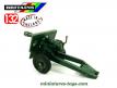 Un canon obusier anglais 25 pounder en miniature par Britains au 1/32e