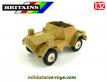 Le Scout car Daimler Mk II miniature brun sable par Britains au 1/32e