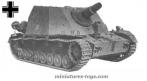 Le Sturmpanzer IV brummbar en miniature par Ixo Models au 1/43e