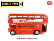 Le bus anglais AEC Routemaster à impérial en miniature Budgie Toy au 1/65e