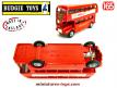 Le bus anglais AEC Routemaster à impérial en miniature Budgie Toy au 1/65e