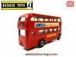 Le bus anglais AEC Routemaster à impérial en miniature de Budgie Toy au 1/65e
