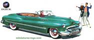 Le cabriolet Buick Super 1950 rose en miniature de Solido au 1/43e