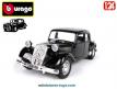 La Traction avant Citroën 15 cv 1938 miniature de Burago au 1/24e