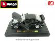 La BMW M3 noire en voiture miniature par Burago au 1/24e