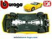La Chevrolet Corvette convertible 1998 en voiture miniature par Burago au 1/24e