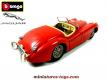 La Jaguar XK 120 Roadster rouge en miniature de Burago au 1/24e