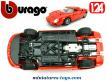 La Ferrari 250 Le Mans de 1965 en miniature Burago au 1/24e