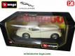 Le coupé Jaguar XK 120 blanc ivoire en miniature par Burago au 1/24e