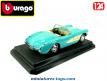 La Chevrolet Corvette 1957 en voiture miniature par Burago au 1/24e